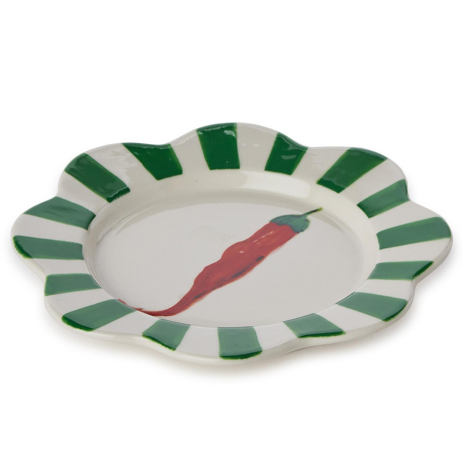 Vegetable Tidbit Plate Set of 4