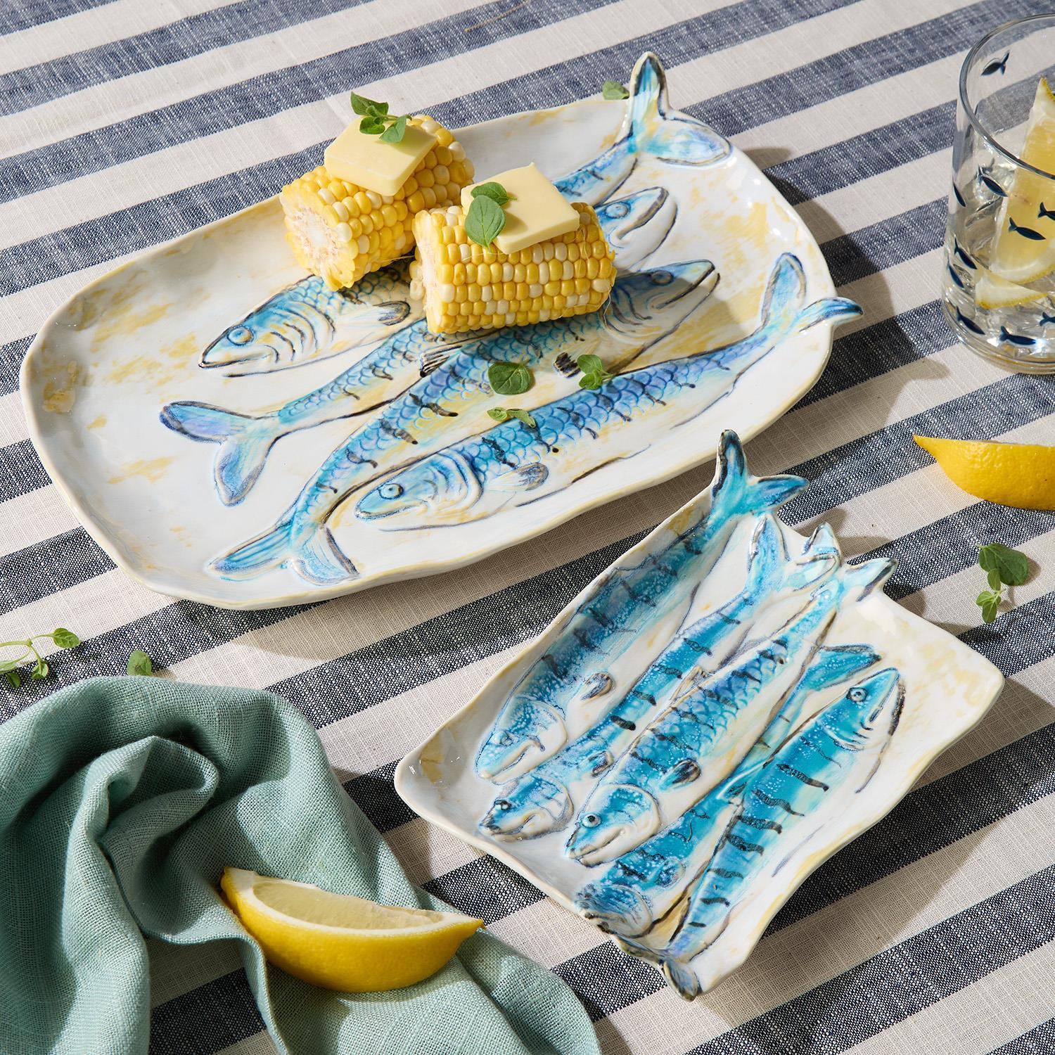 Sardine Plate Set of 2