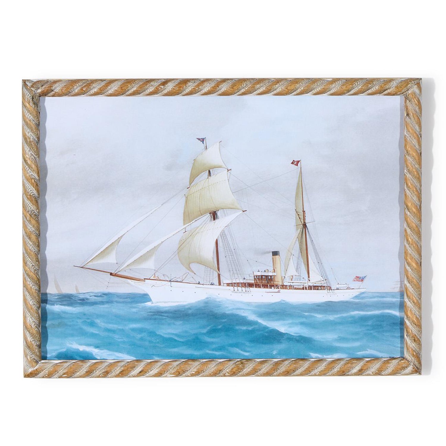 Framed Ship Wall Art Set of 4