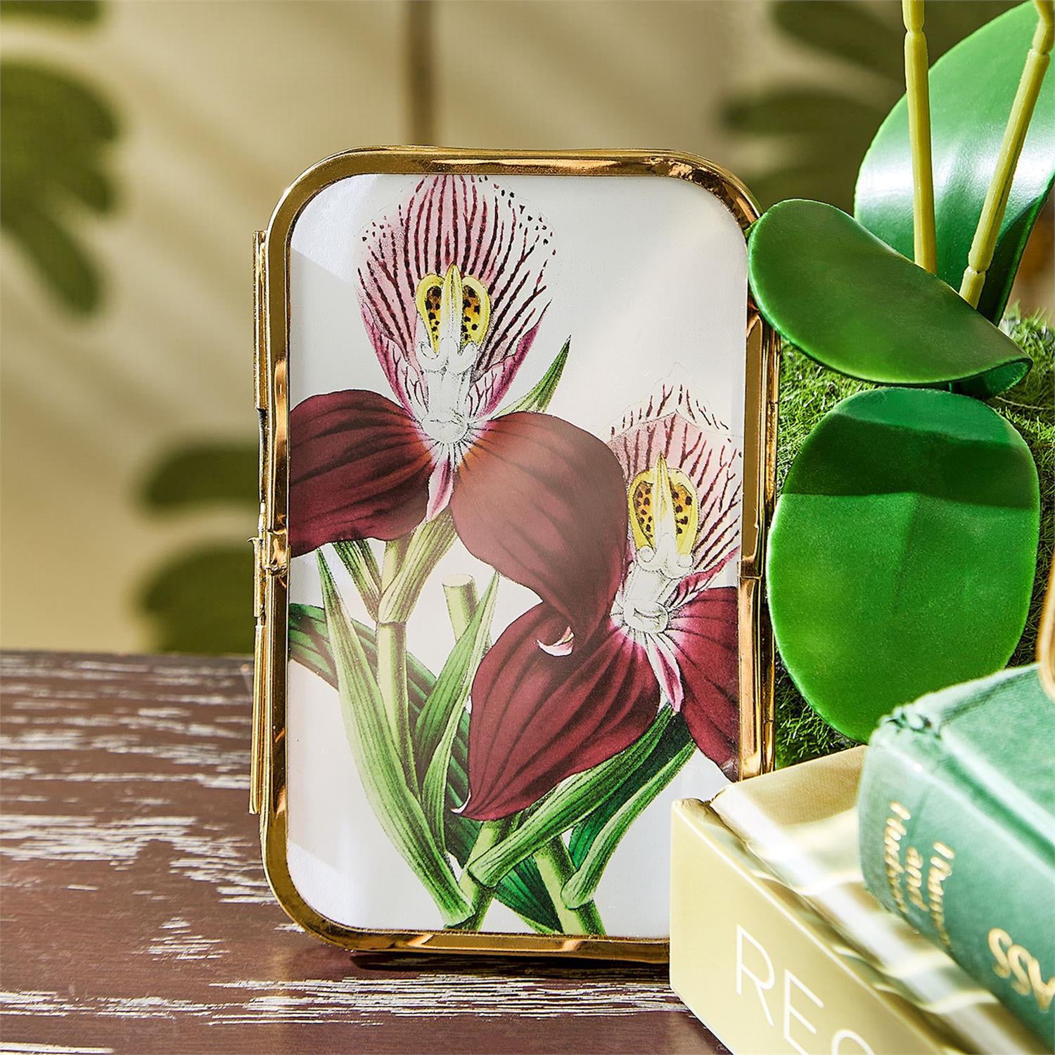 Mini Metal Frame with Antique Gold Trim Set of 3