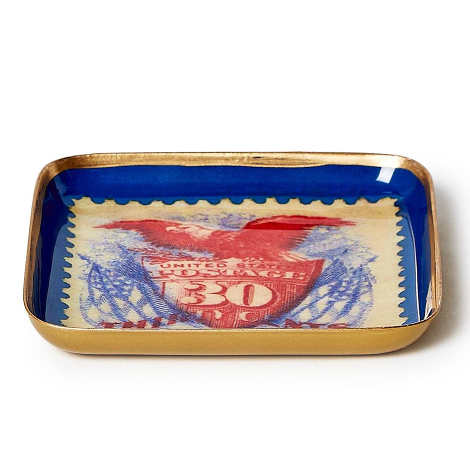 Vintage America Metal Trinket/Desk Tray Set of 3
