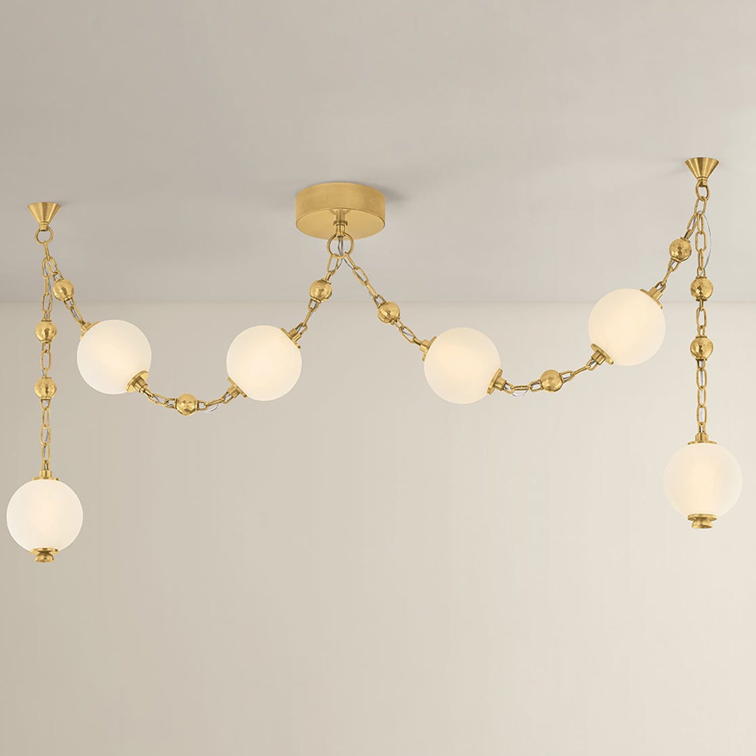 Moniomi x Corbett Lighting Corda Linear Chandelier