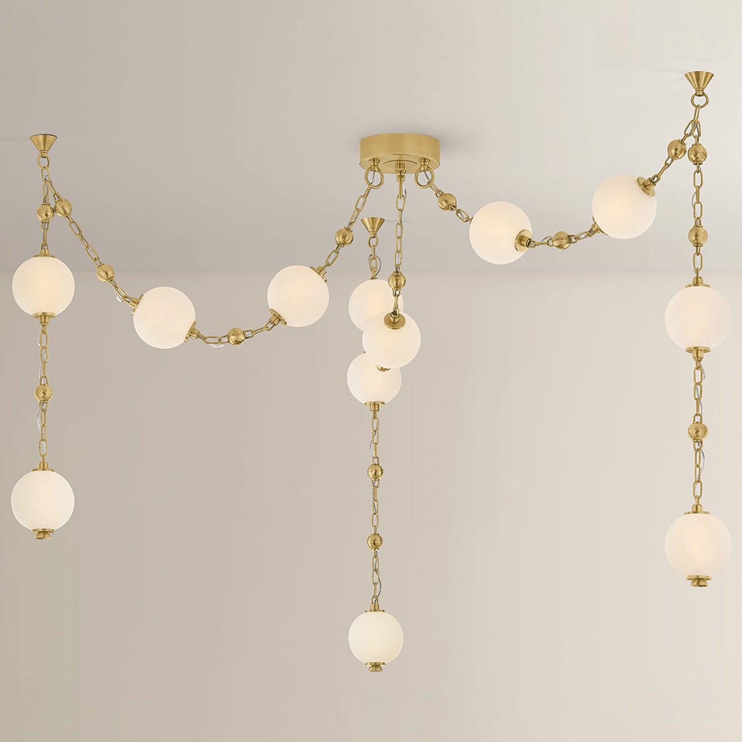 Moniomi x Corbett Lighting Corda Chandelier