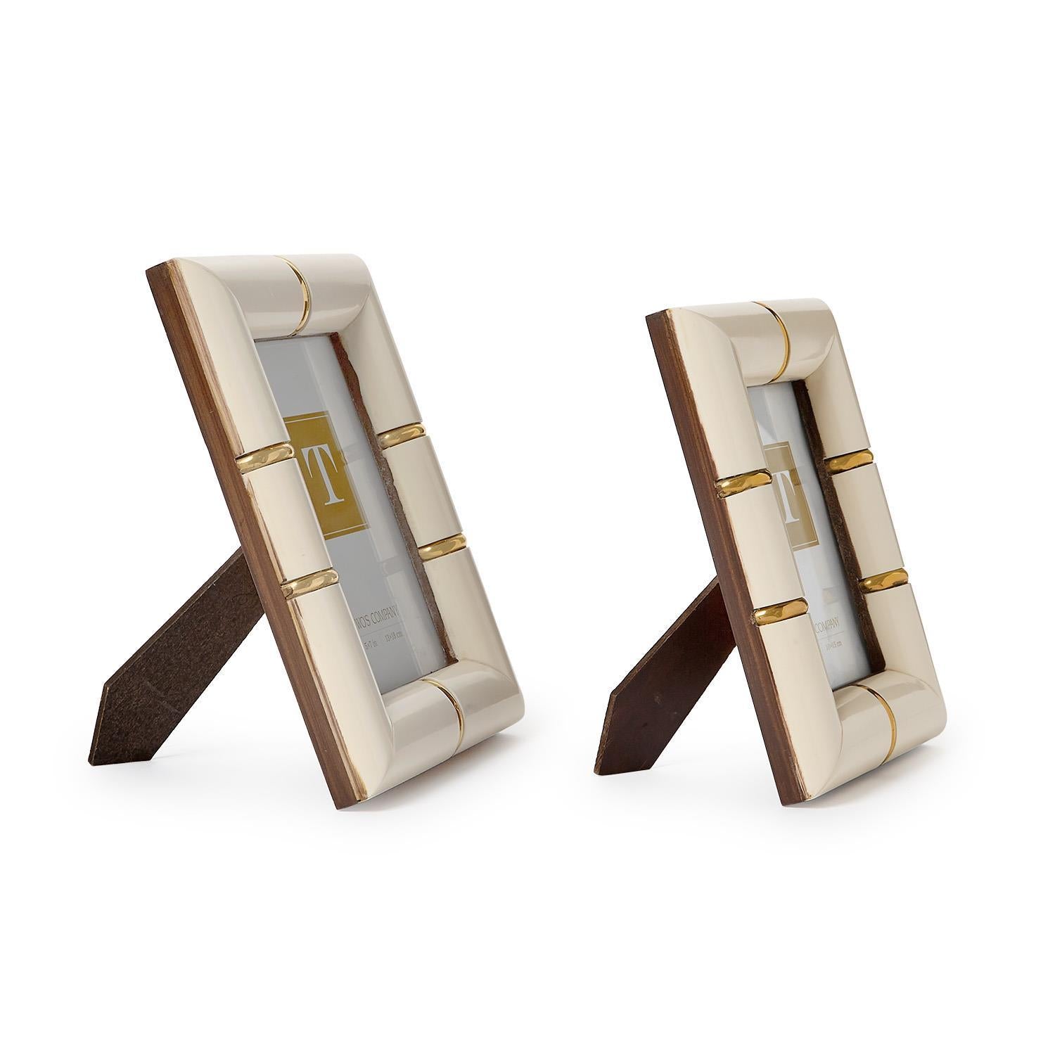Faux Bone Picture Frame Set of 2