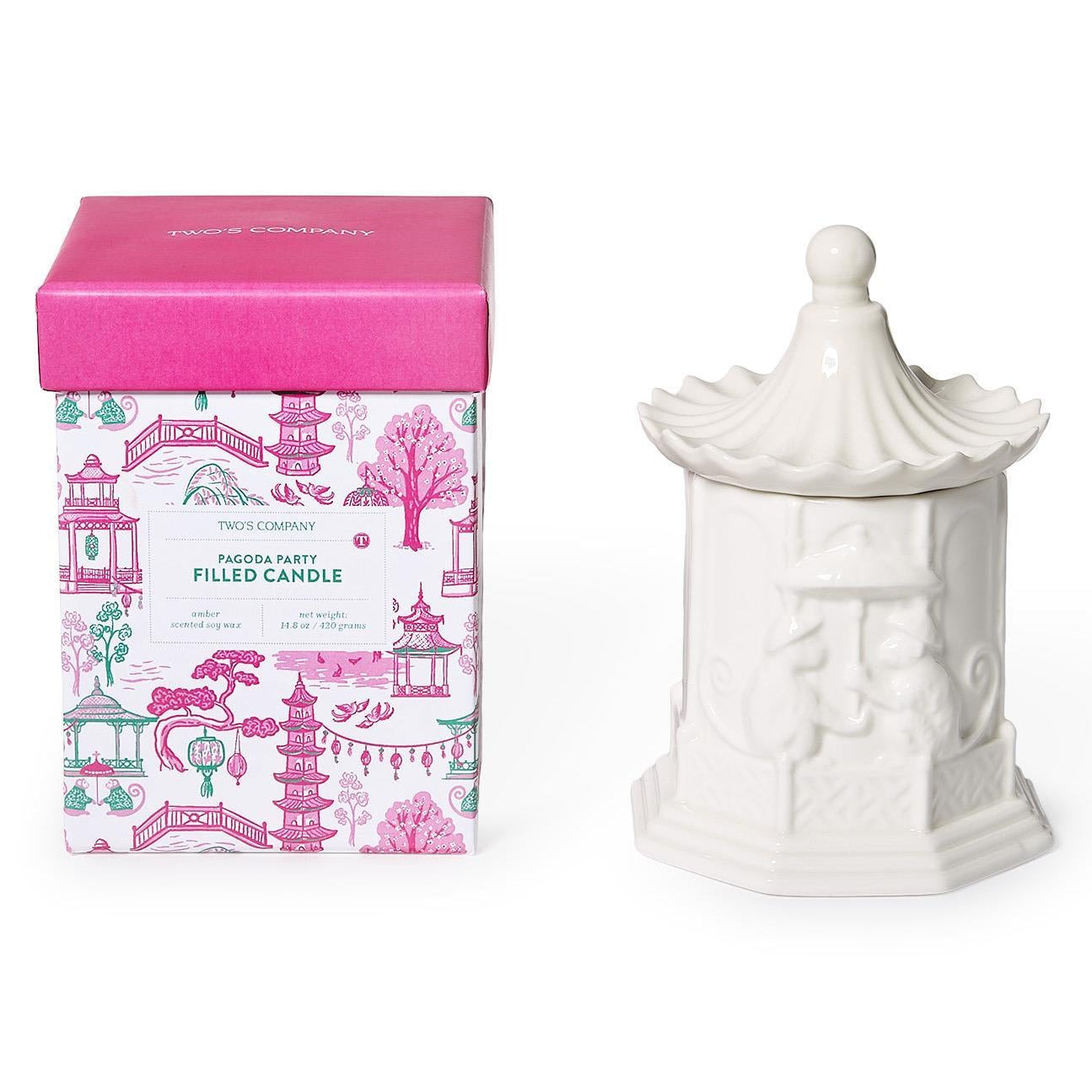 Pagoda Scented Candle in Gift Box
