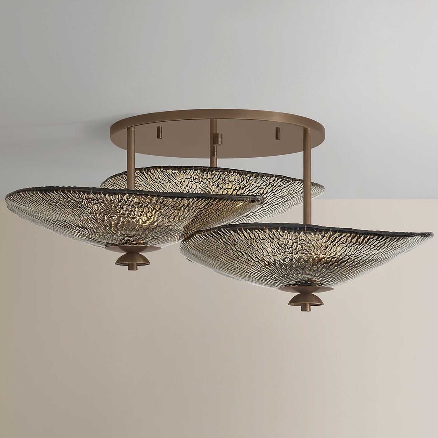 Moniomi x Corbett Lighting Alba Semi Flush Mount