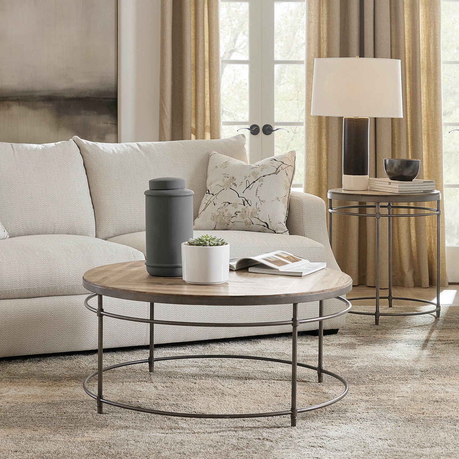 Hooker Furniture St. Armand Round Cocktail Table