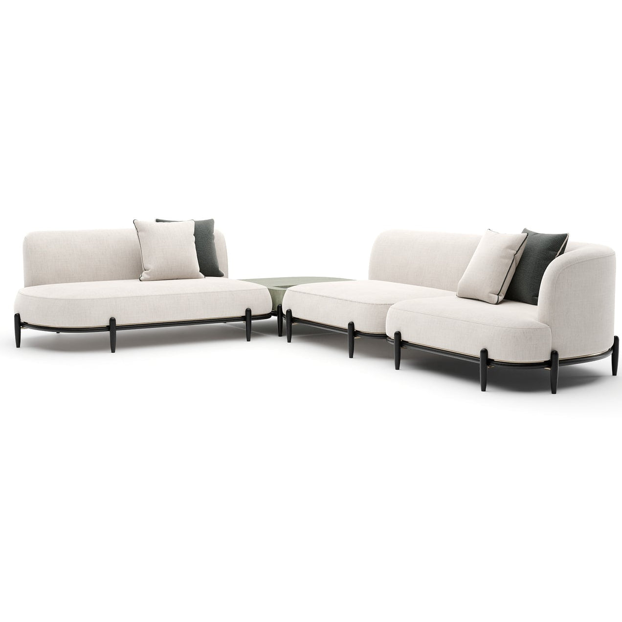 Caracole Madera Corner LAF L Sectional Sofa