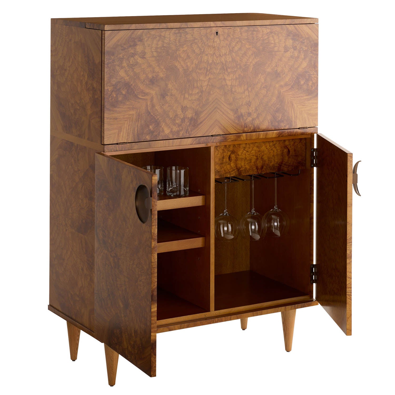 Arteriors Manhattan Cocktail Cabinet