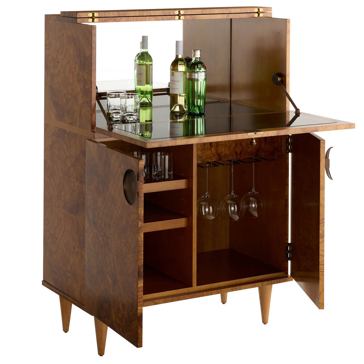Arteriors Manhattan Cocktail Cabinet