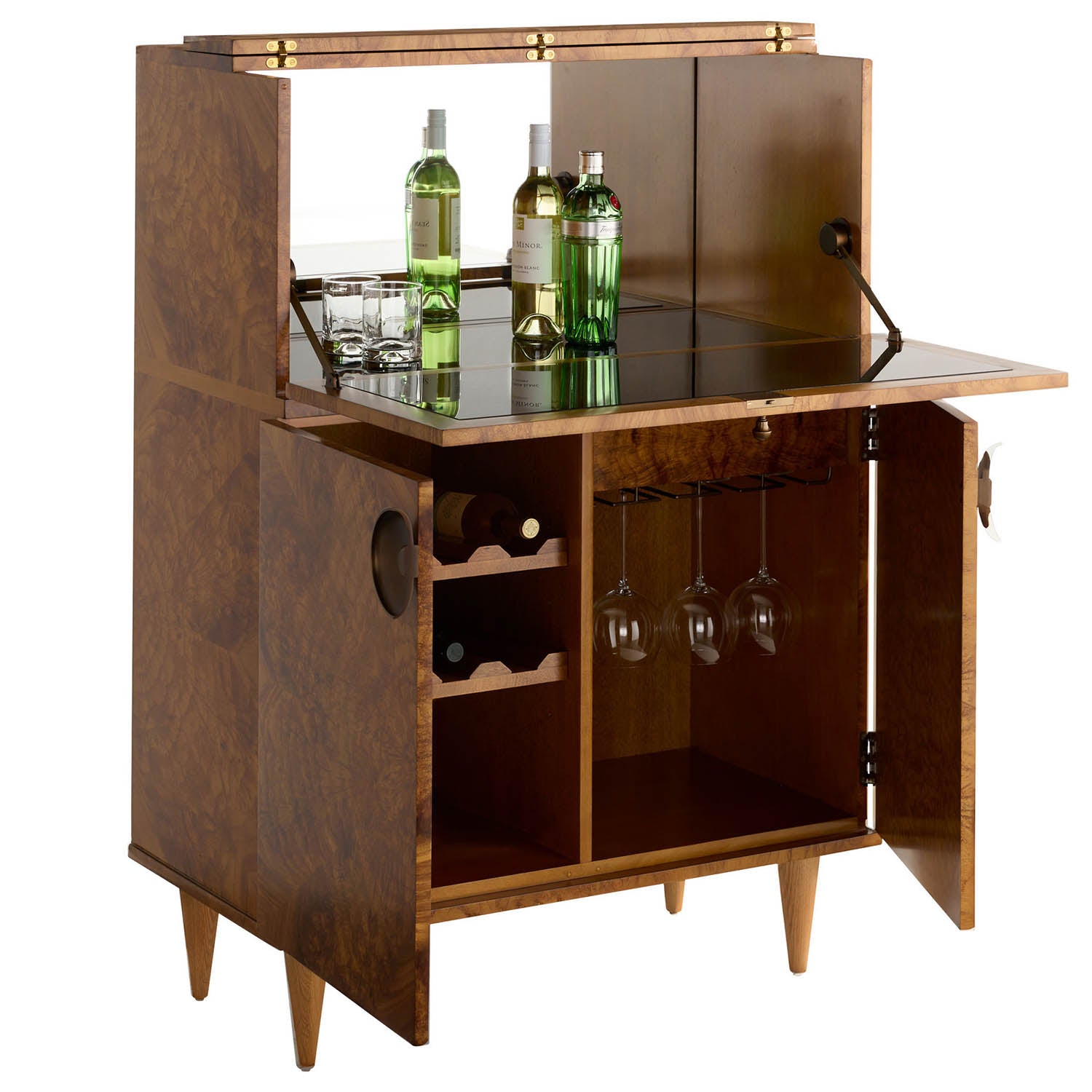 Arteriors Manhattan Cocktail Cabinet