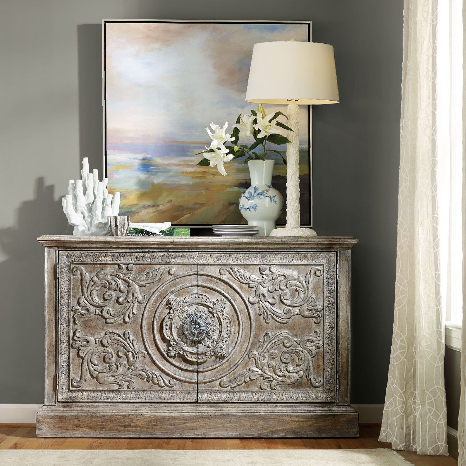 Hooker Furniture Melange Two Door Accent Console