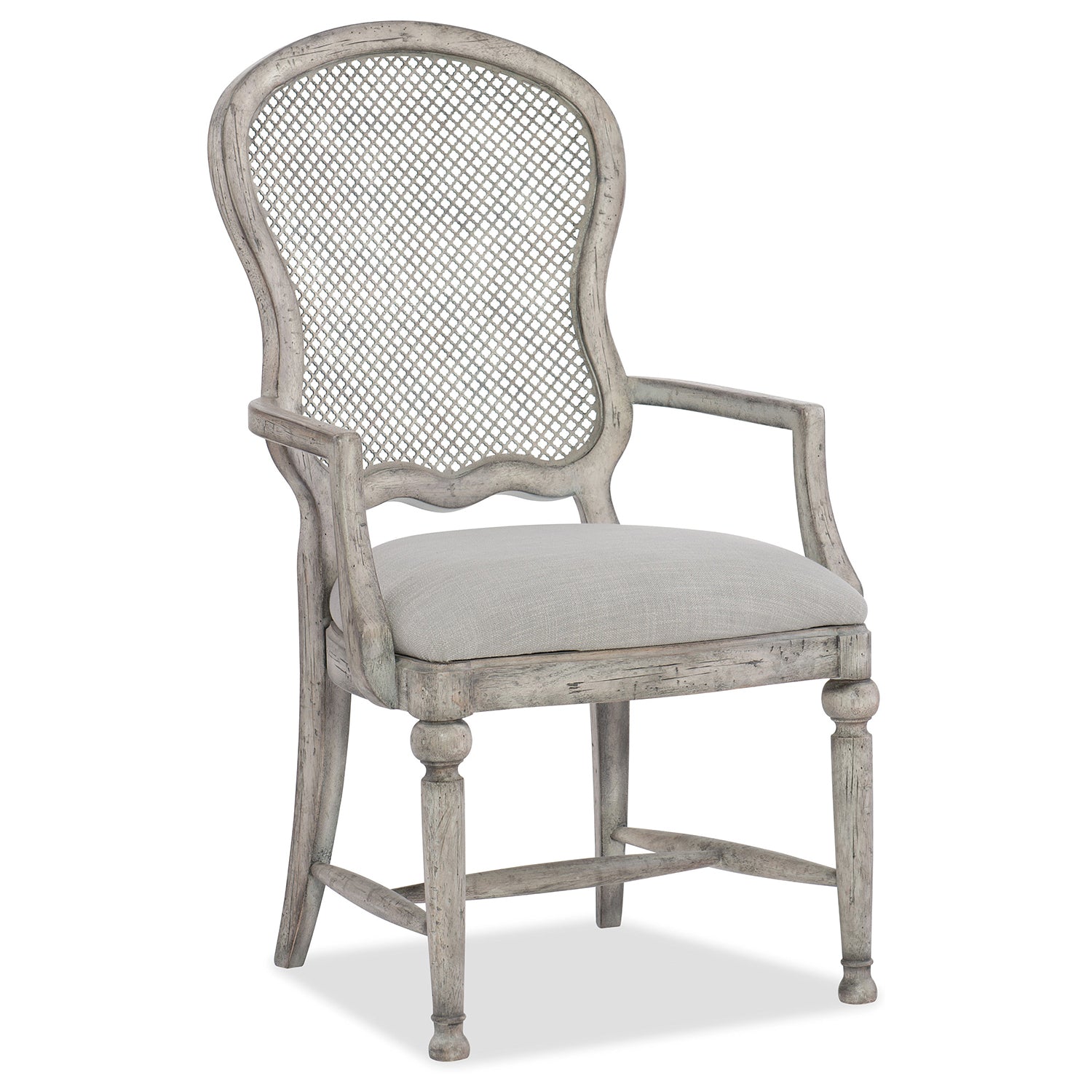 Hooker Furniture Boheme Gaston Metal Back Arm Chair Set of 2 - Final Sale