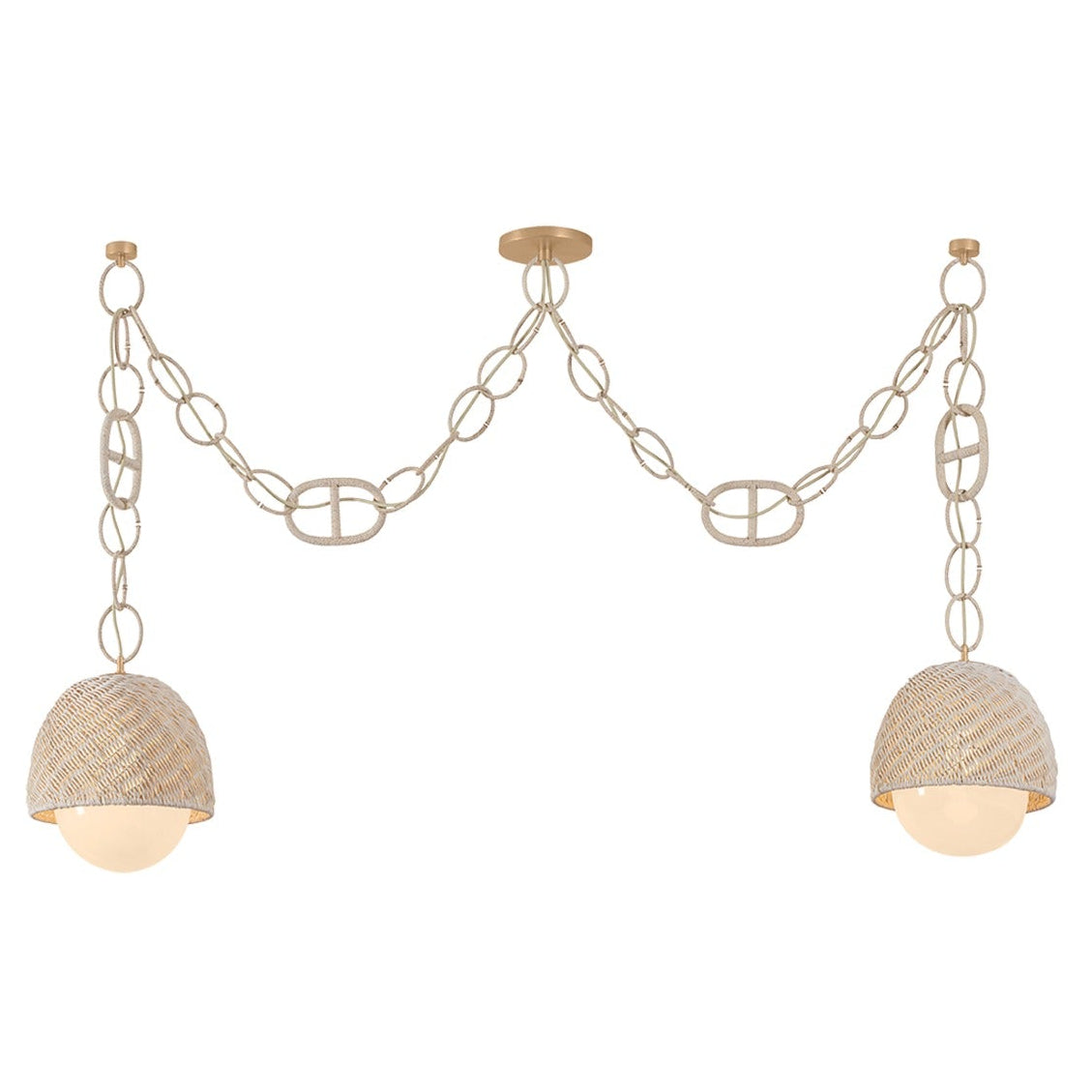 Noz Nozawa x Corbett Lighting Piasu Linear Chandelier
