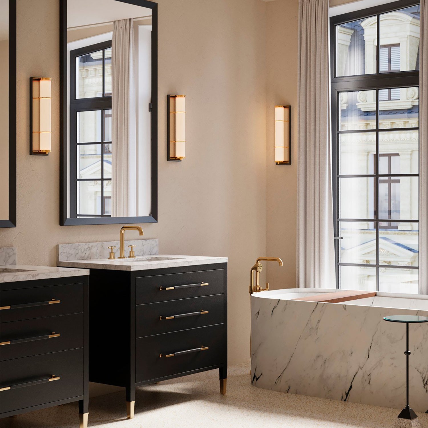 Currey & Co Blaine Bath Wall Sconce