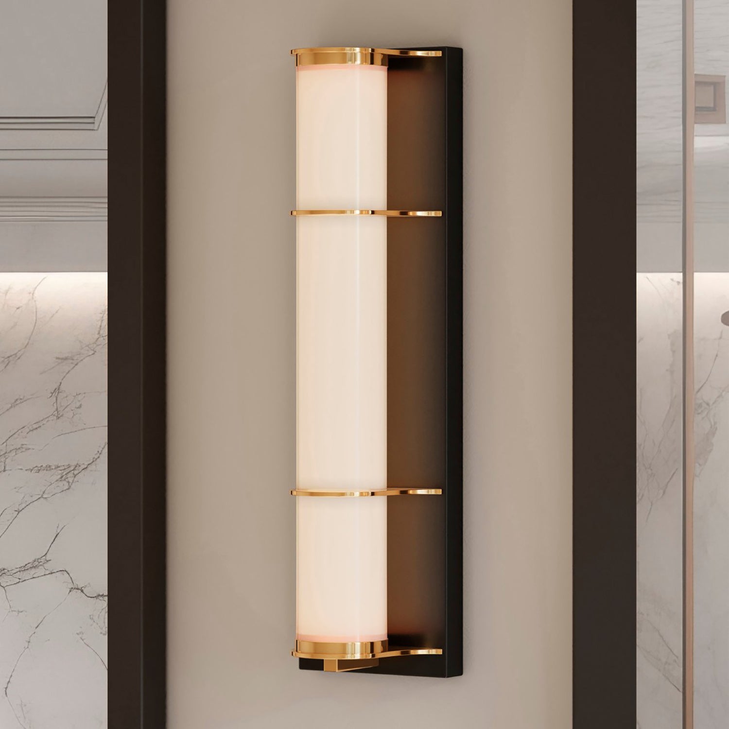 Currey & Co Blaine Bath Wall Sconce