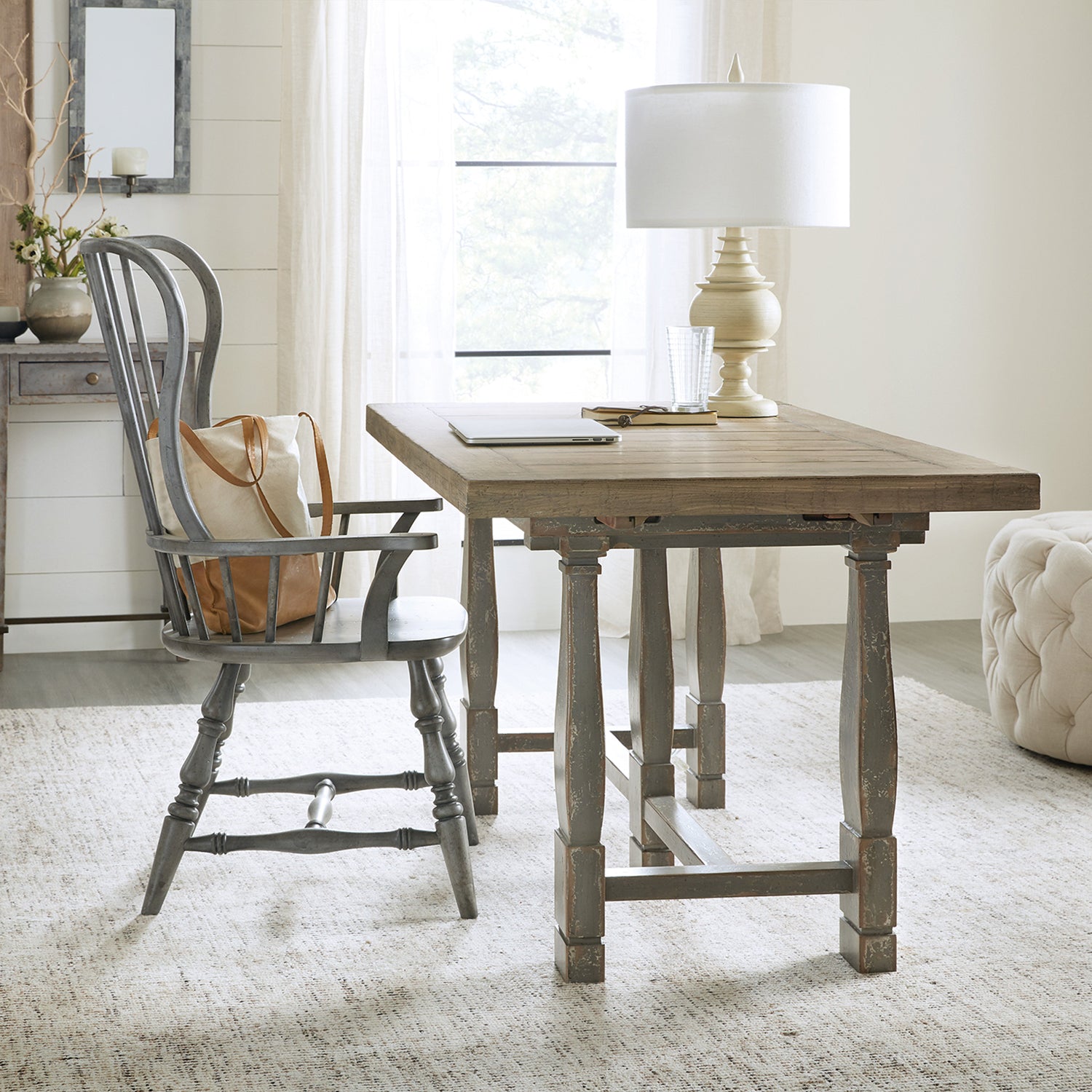 Hooker Furniture Ciao Bella Spindle Back Arm Chair Set of 2