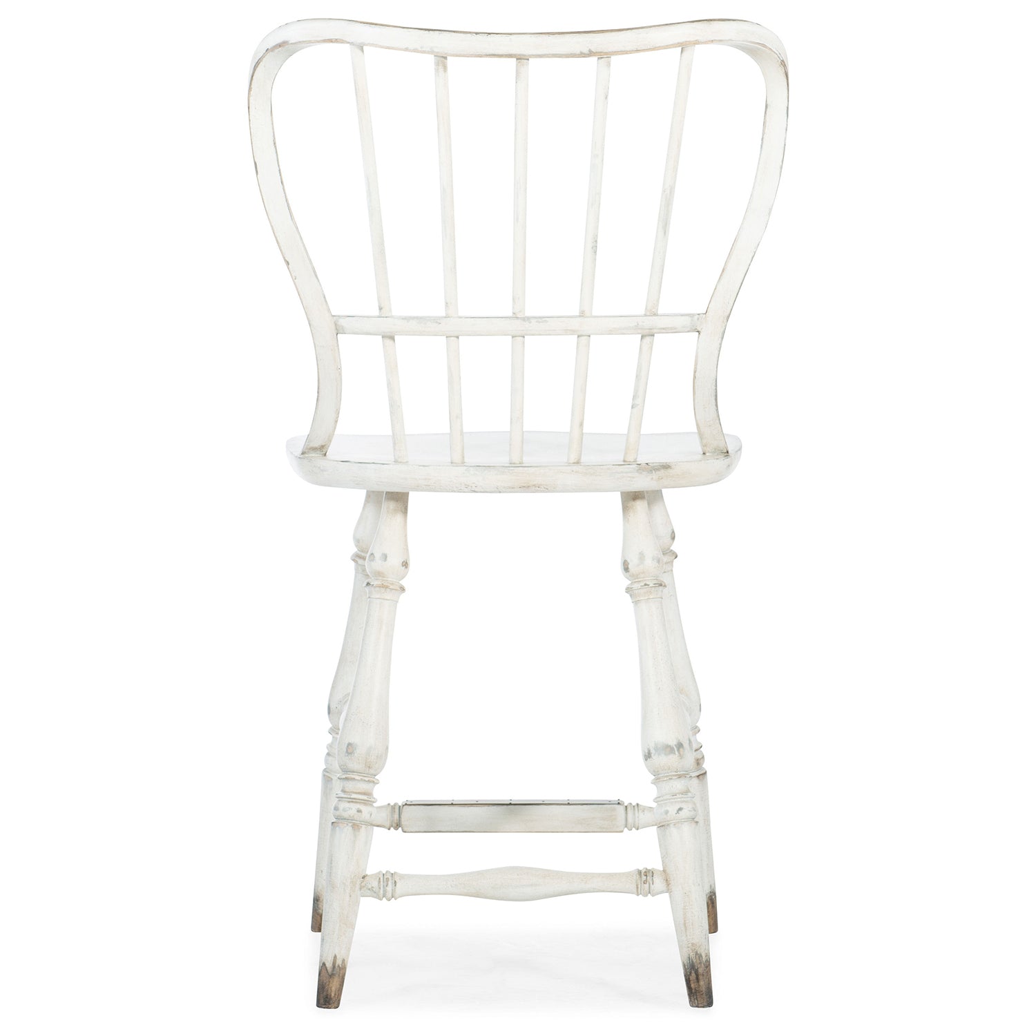 Hooker Furniture Ciao Bella Spindle Back Counter Stool-White Set of 2