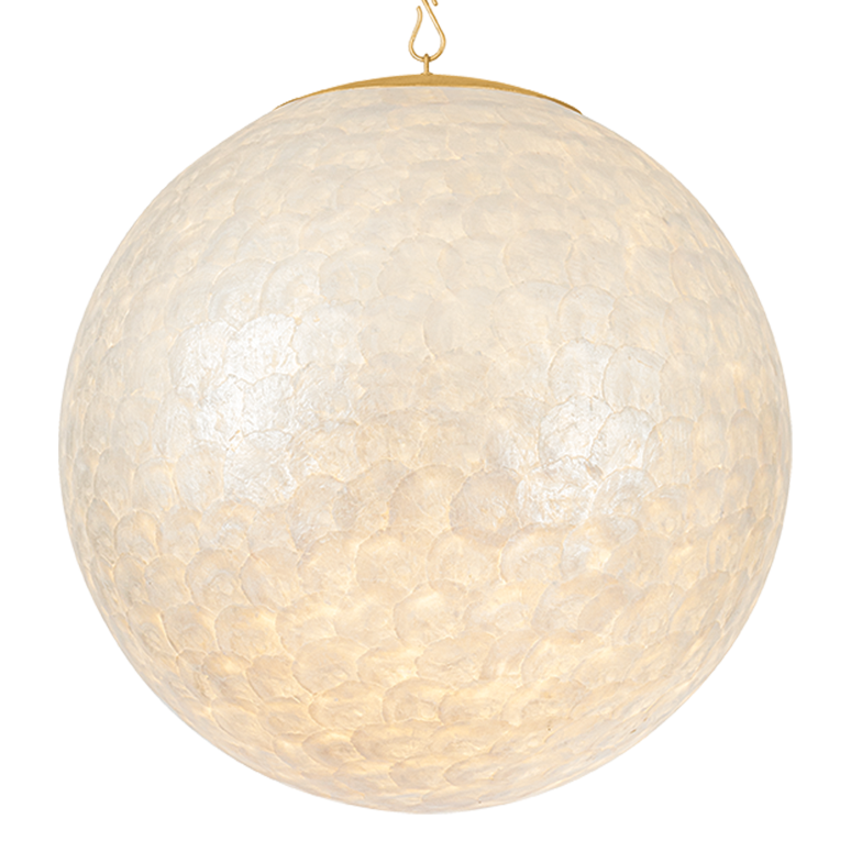 Hudson Valley Lighting Stamford Large Pendant in Vintage Gold Leaf, primary product view