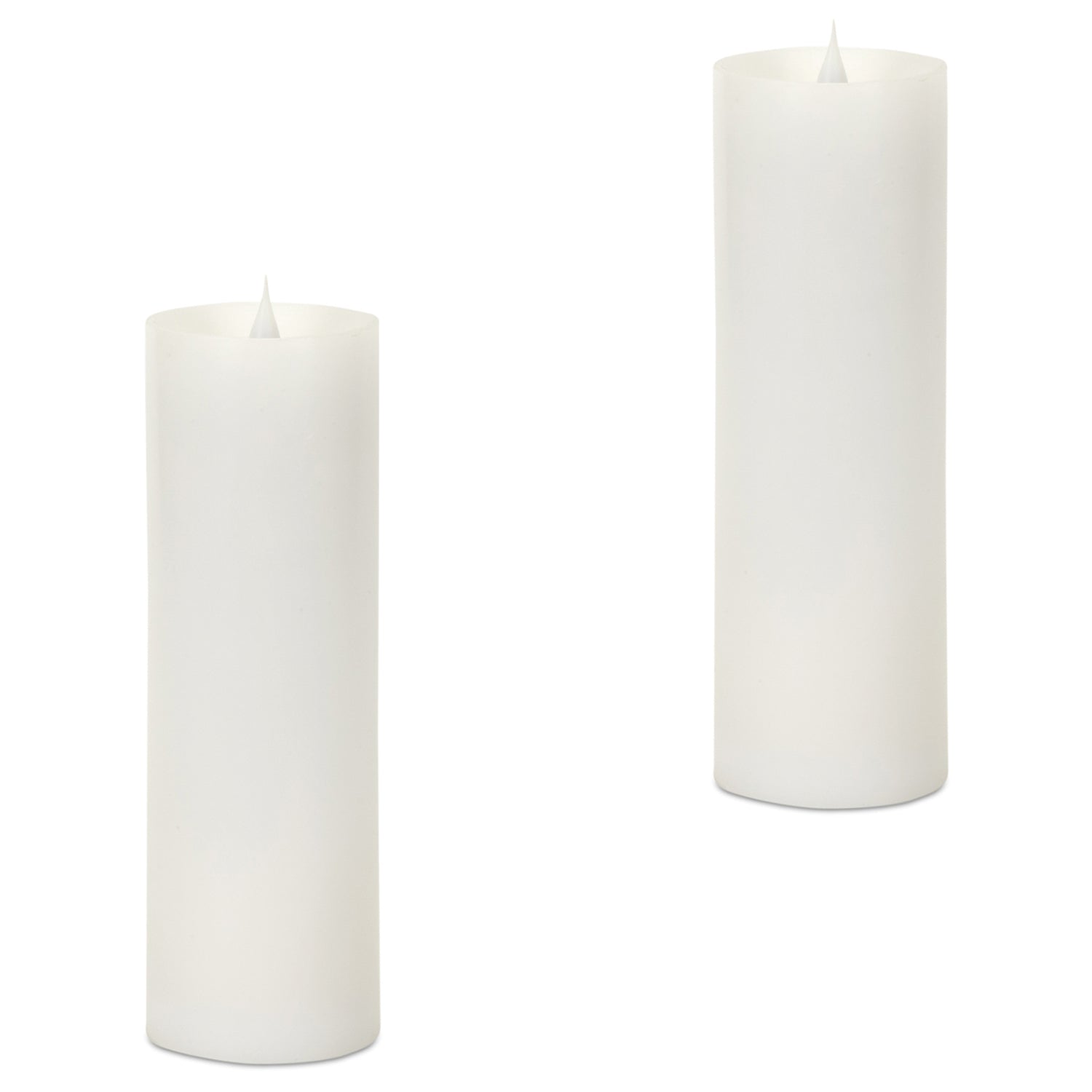 Simplux Designer LED Candle with Moving Flame and Remote Set of 2
