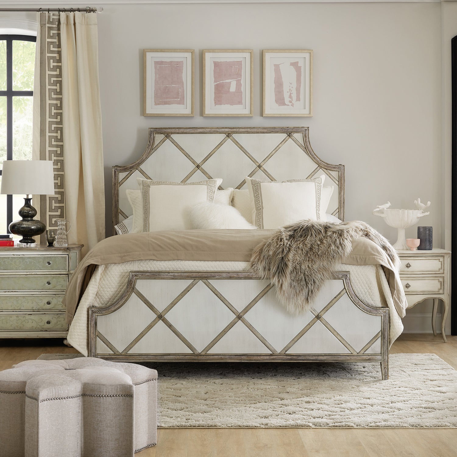 Hooker Furniture Sanctuary Diamont Panel Bed