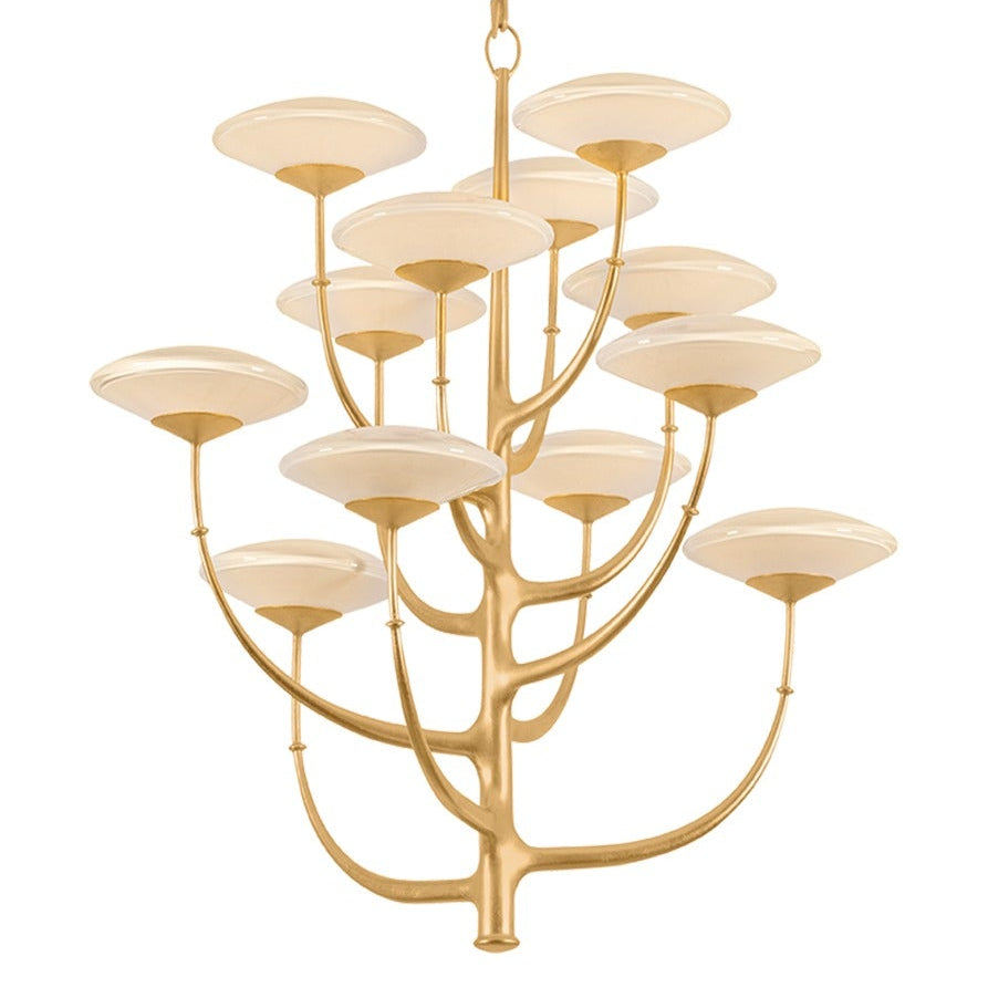 Noz Nozawa x Corbett Lighting Pluro Small Chandelier