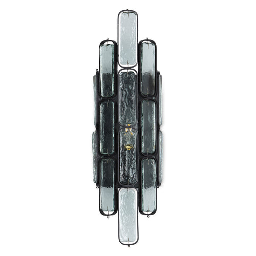 Currey & Co Centurion Recycled Glass Wall Sconce