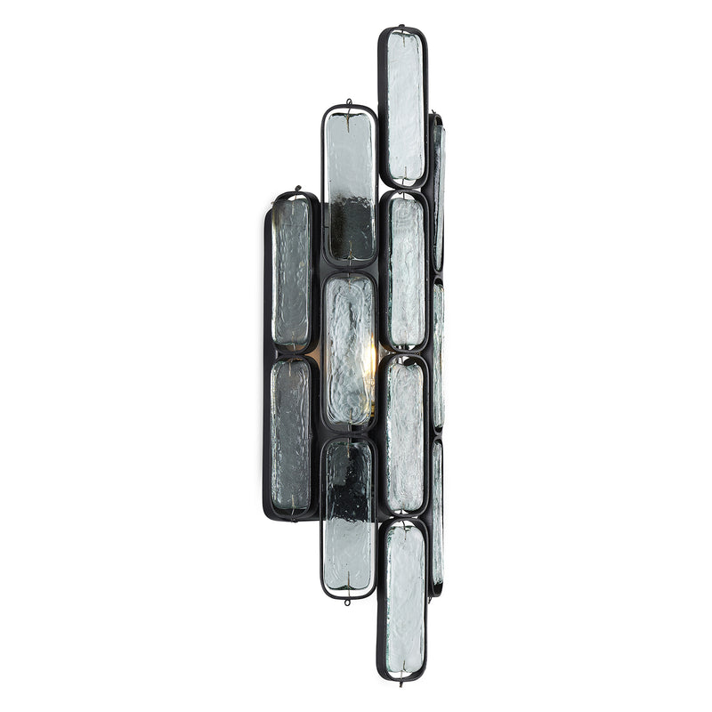 Currey & Co Centurion Recycled Glass Wall Sconce