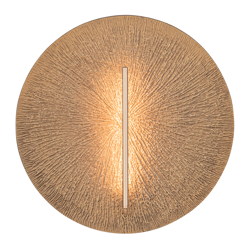 Corbett Lighting Escamillo Wall Sconce in Patina Brass, primary product view