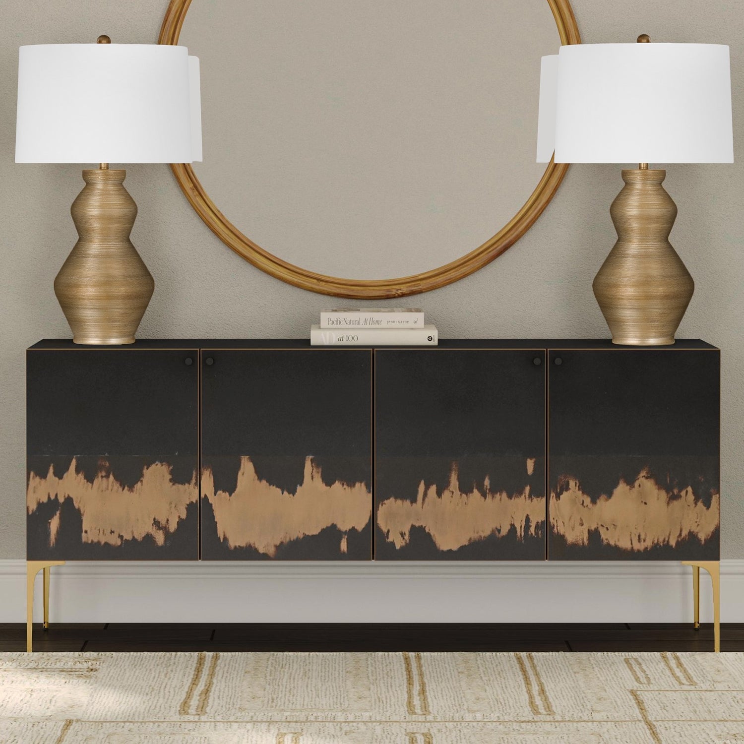 Bassett Mirror Kali Iron Sideboard
