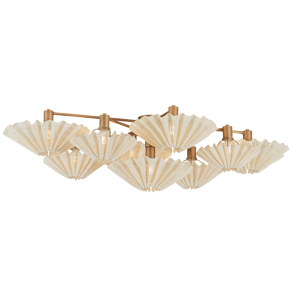 Corbett Lighting Tremblant Island Light in Patina Gold Leaf, primary product view