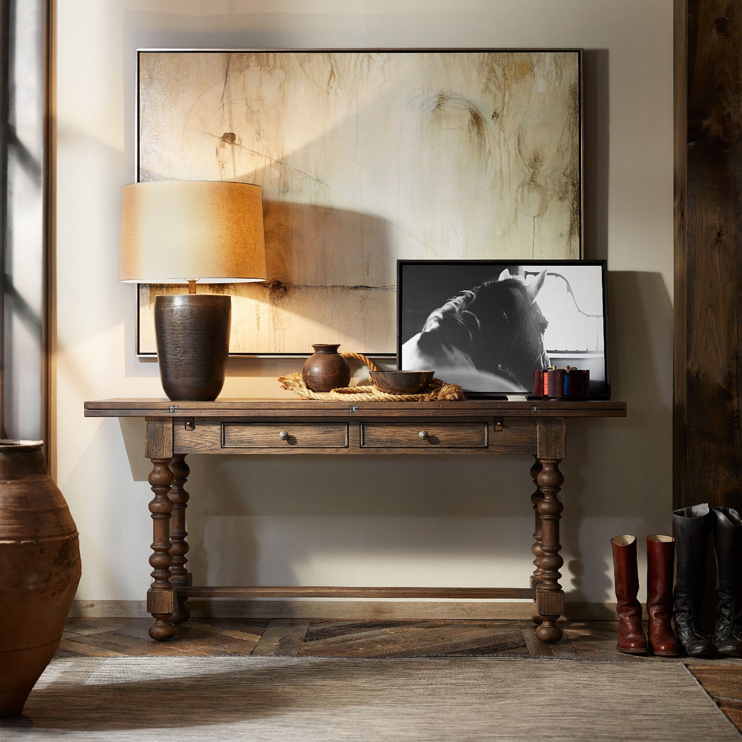 Hooker Furniture Bluewind Flip-Top Console Table