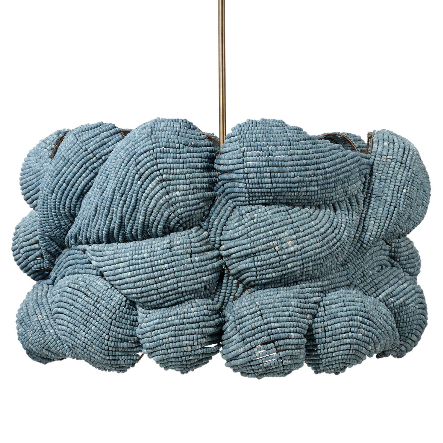 Jamie Young Anguilla Blue Large Chandelier