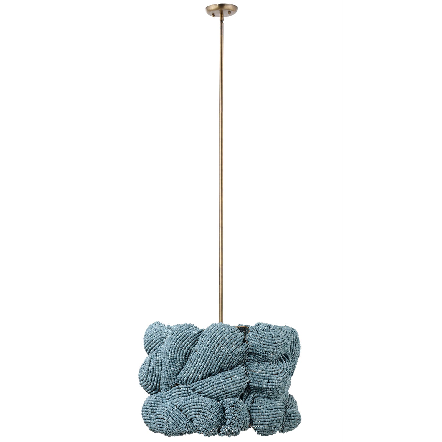 Jamie Young Anguilla Blue Small Chandelier
