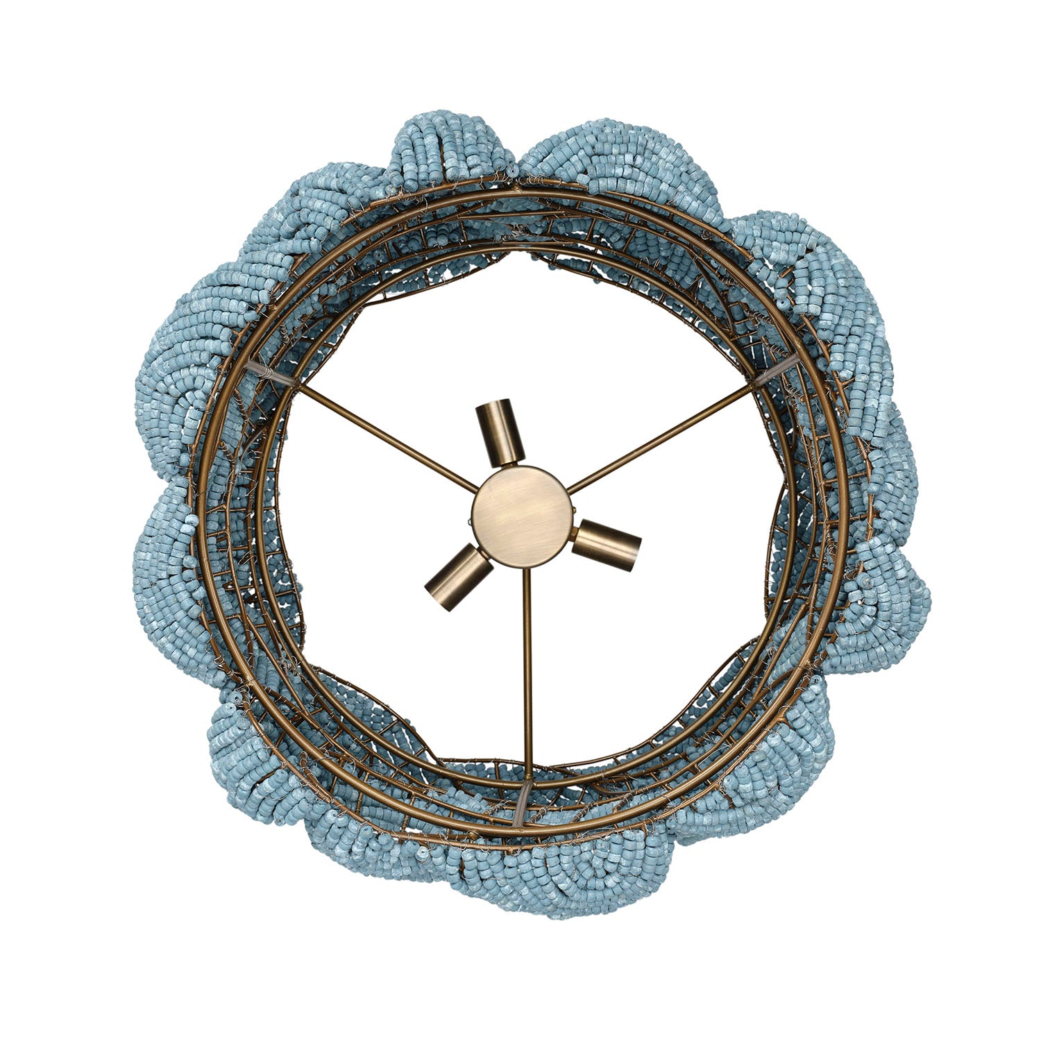 Jamie Young Anguilla Blue Small Chandelier
