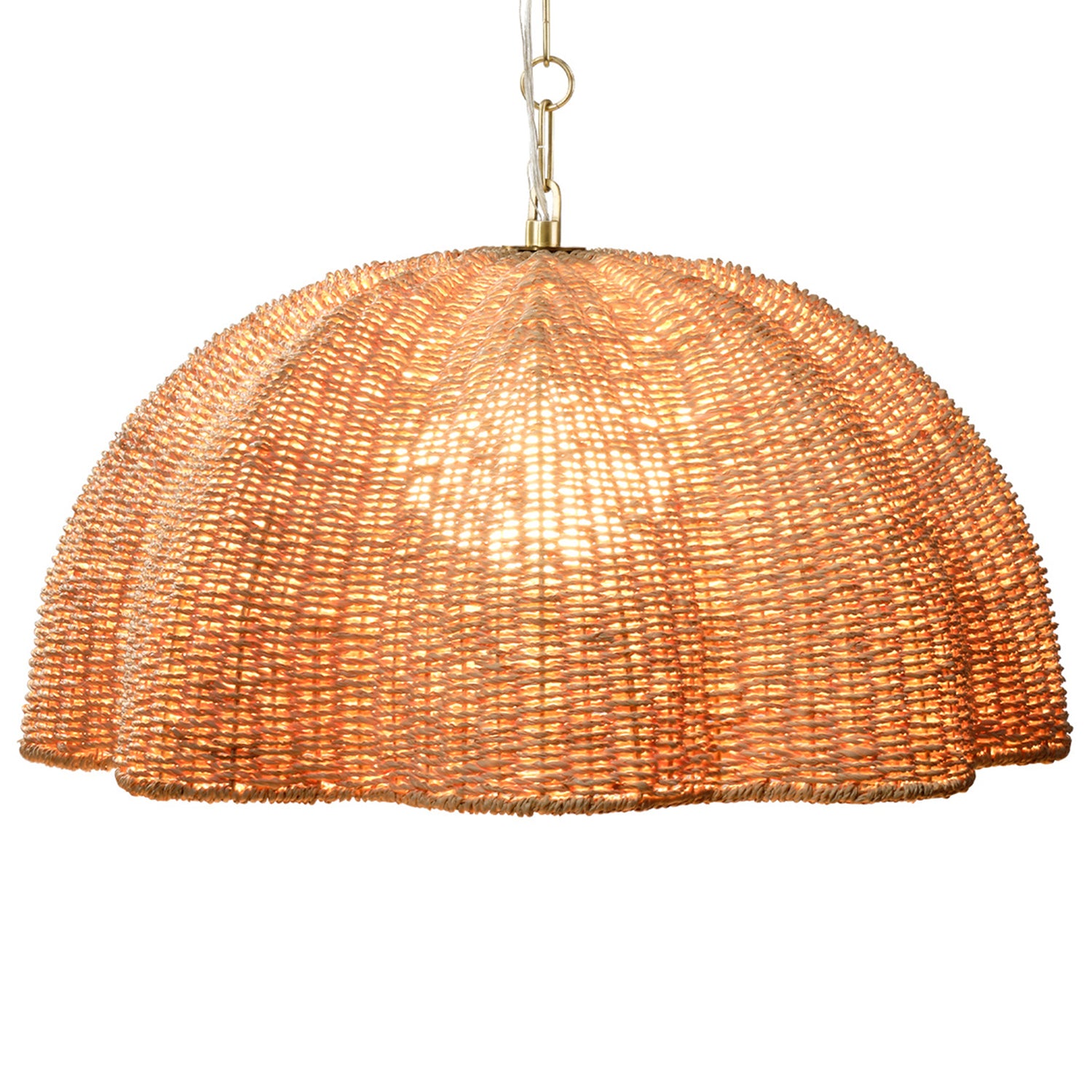 Jamie Young Rosemary Natural Small Pendant