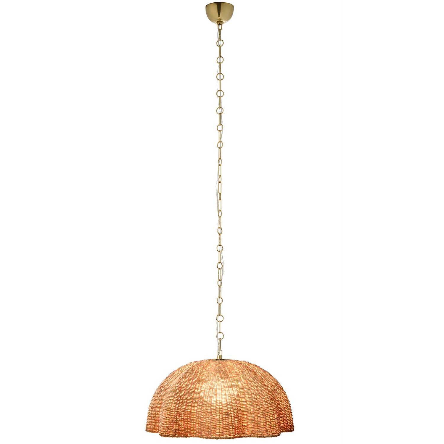 Jamie Young Rosemary Natural Small Pendant