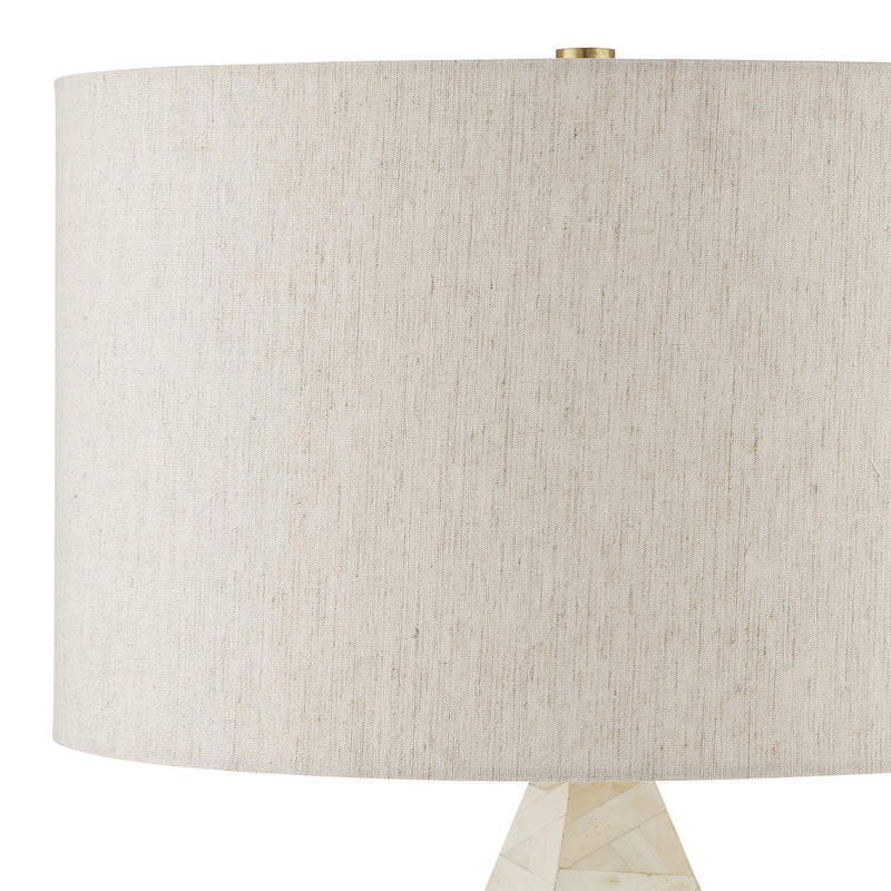Currey & Co Elysium White Table Lamp