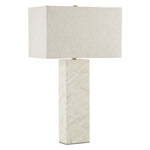 Currey & Co Elegy White Table Lamp
