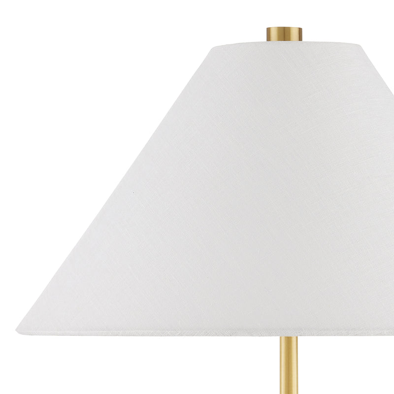 Currey & Co Ippolito Brass Console Lamp