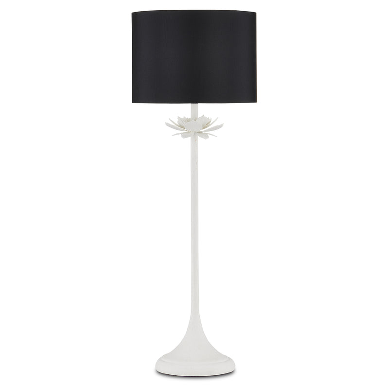 Currey & Co Bexhill White Console Lamp