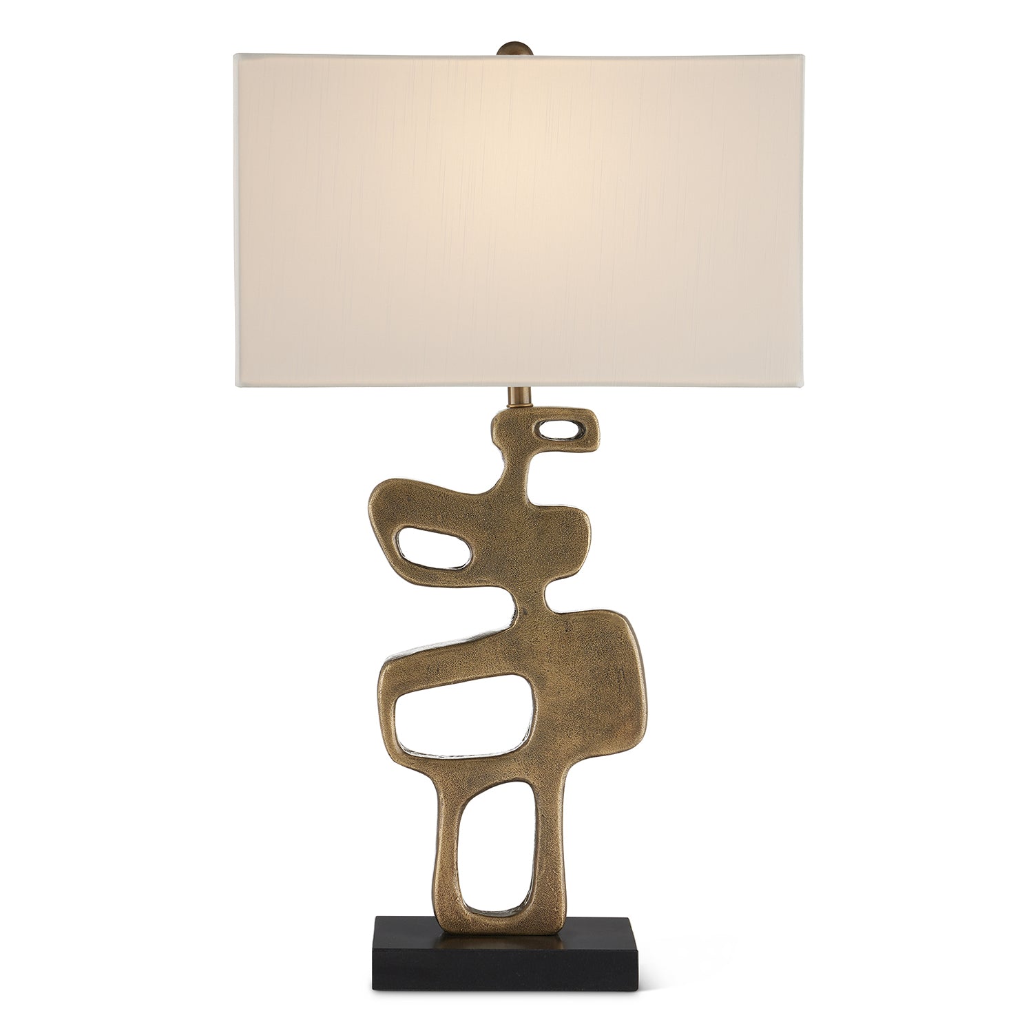 Currey & Co Mithra Brass Table Lamp