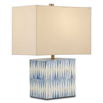 Currey & Co Nadene Blue/White Table Lamp