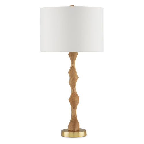 Currey & Co Sunbird Wood Table Lamp