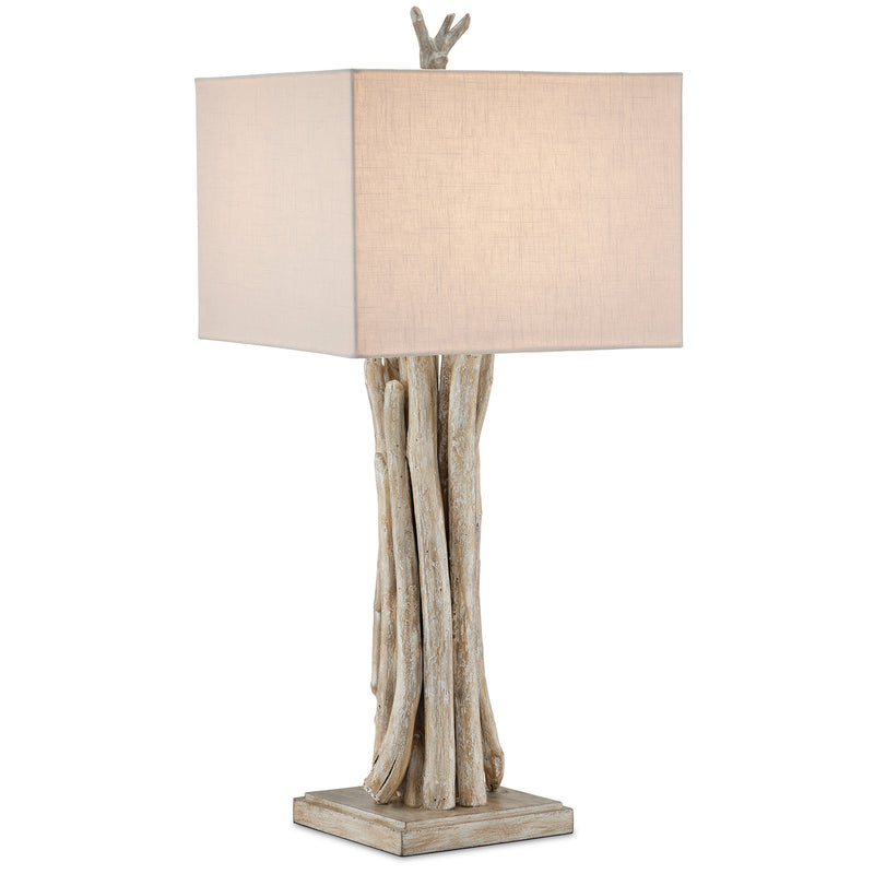 Currey & Co Driftwood Table Lamp