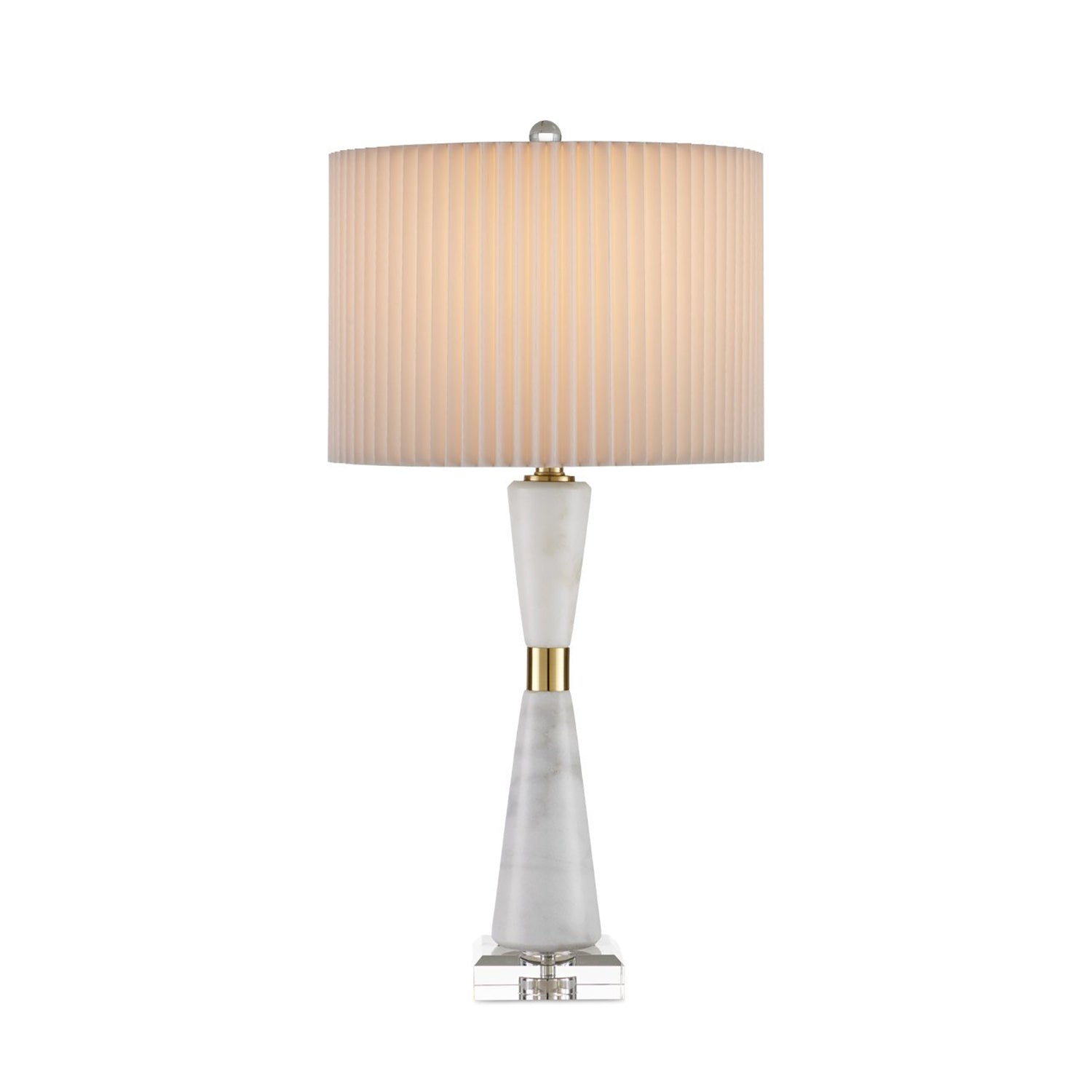 Currey & Co Edelmar Crystal Table Lamp