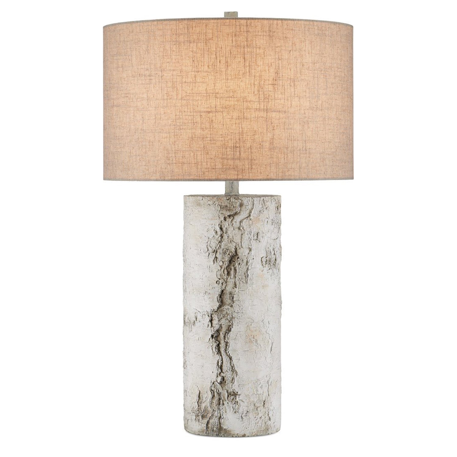 Currey & Co Faux Birch Table Lamp