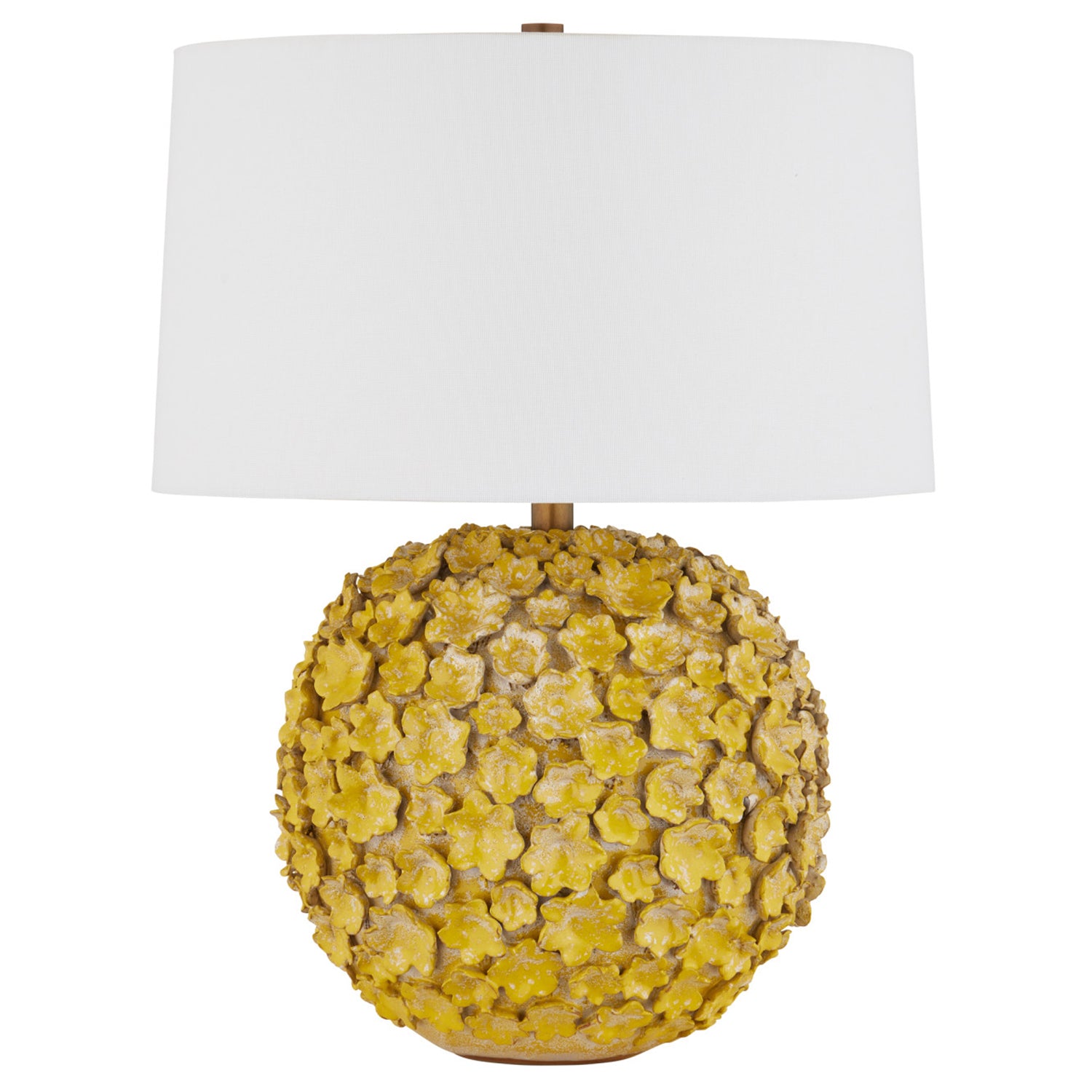 Currey & Co Mantilla Yellow Table Lamp