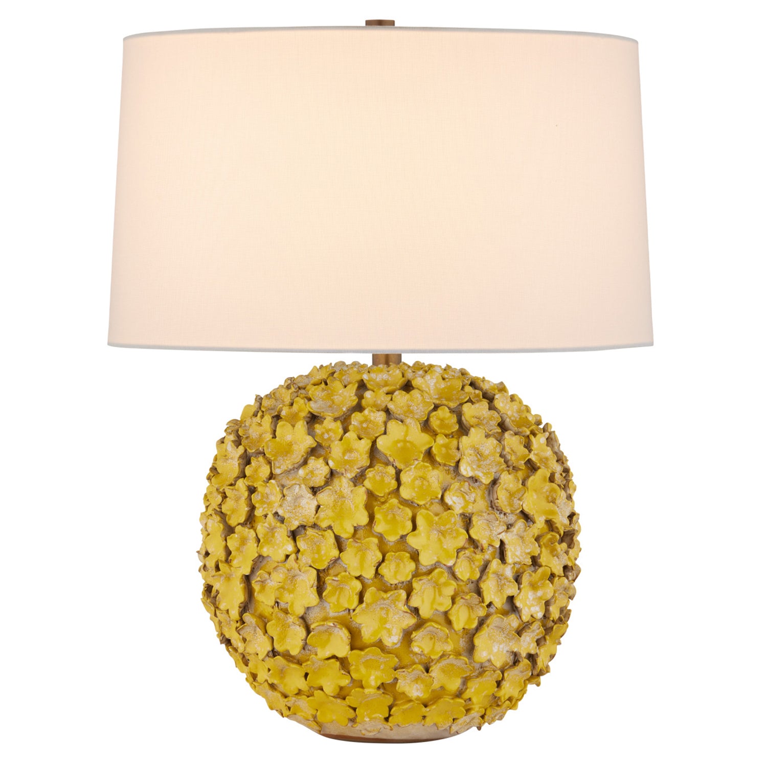 Currey & Co Mantilla Yellow Table Lamp