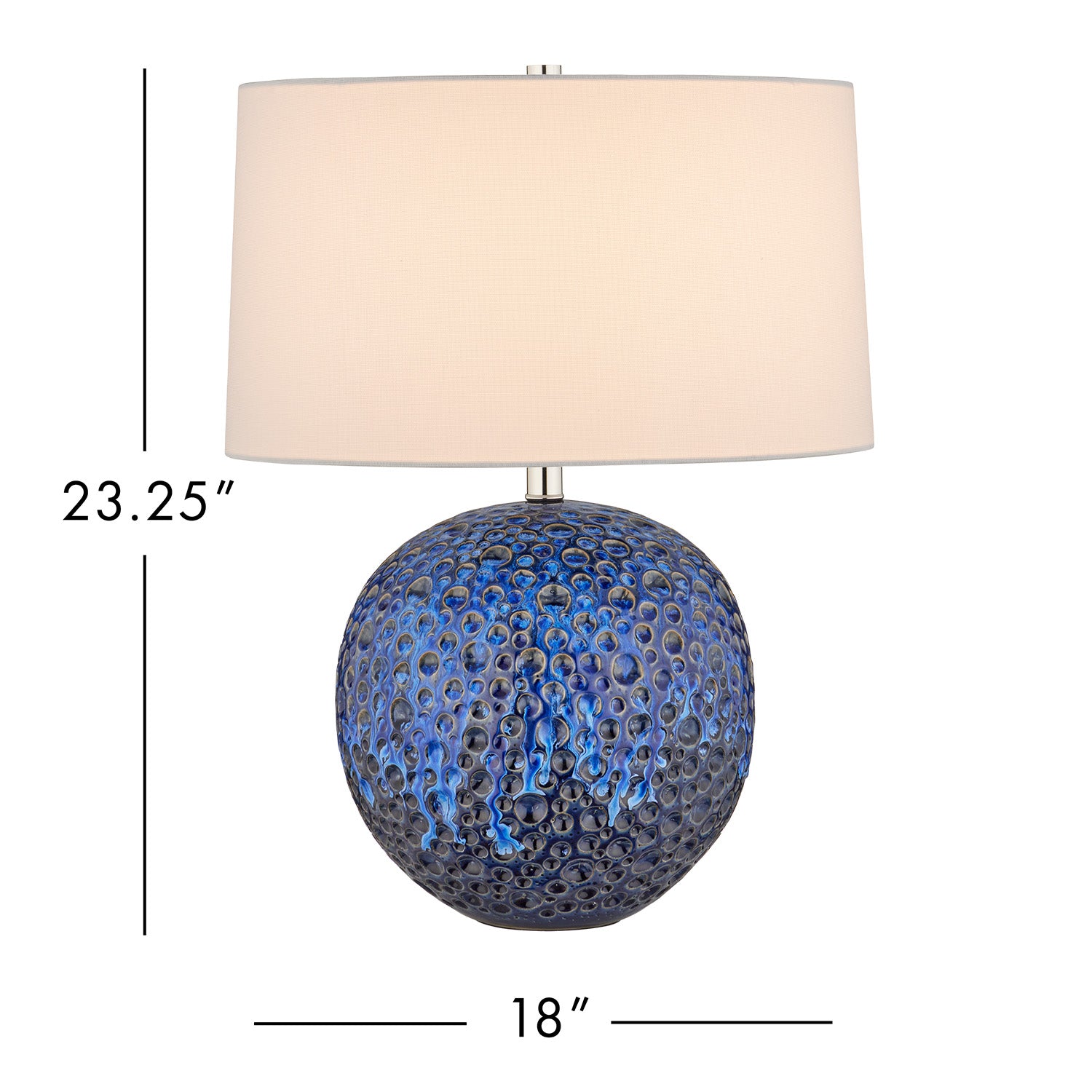 Currey & Co Mantilla Blue Table Lamp
